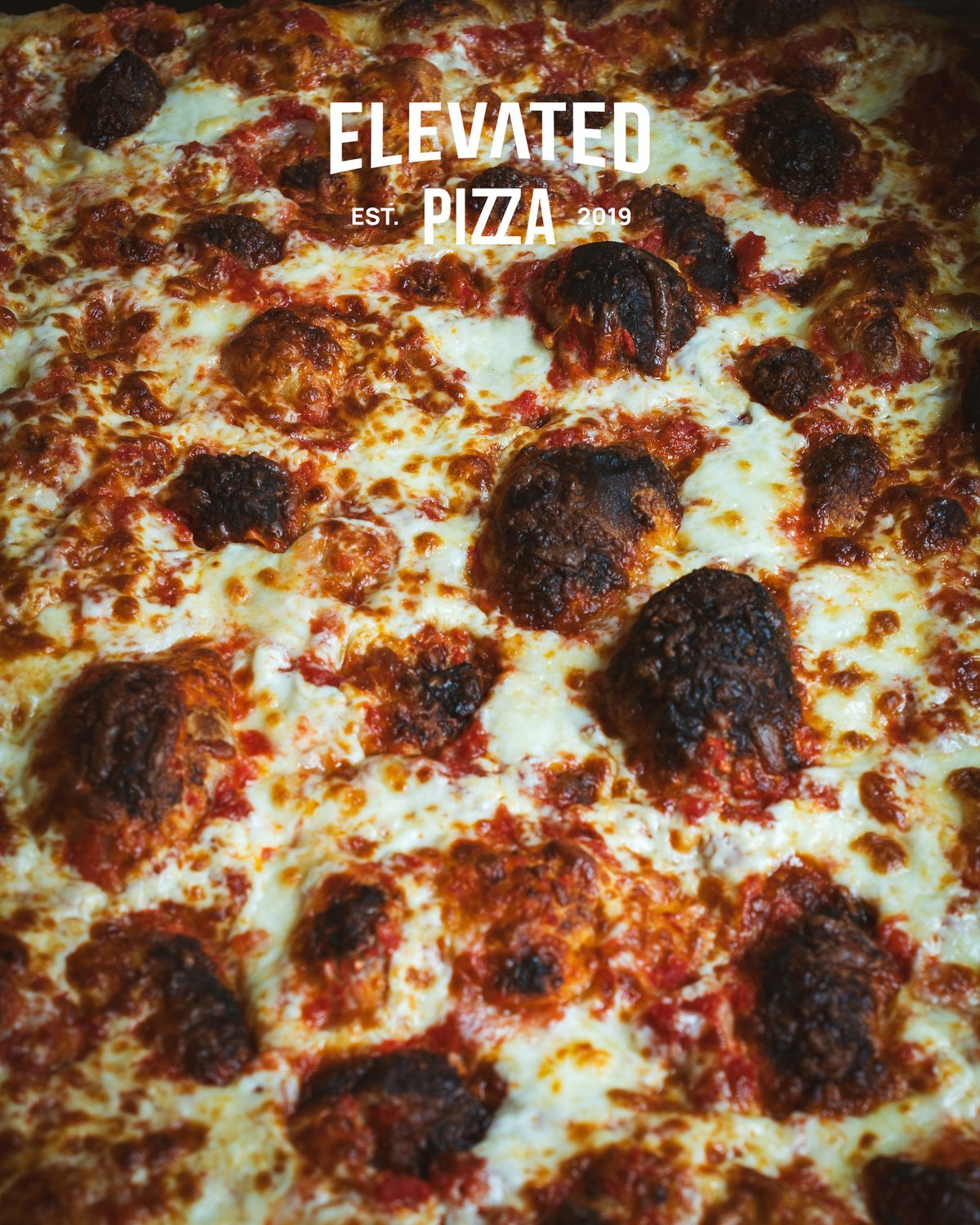 Elevated Pizza Chilliwack BC pizza close up food photography by GC Media Vancouver