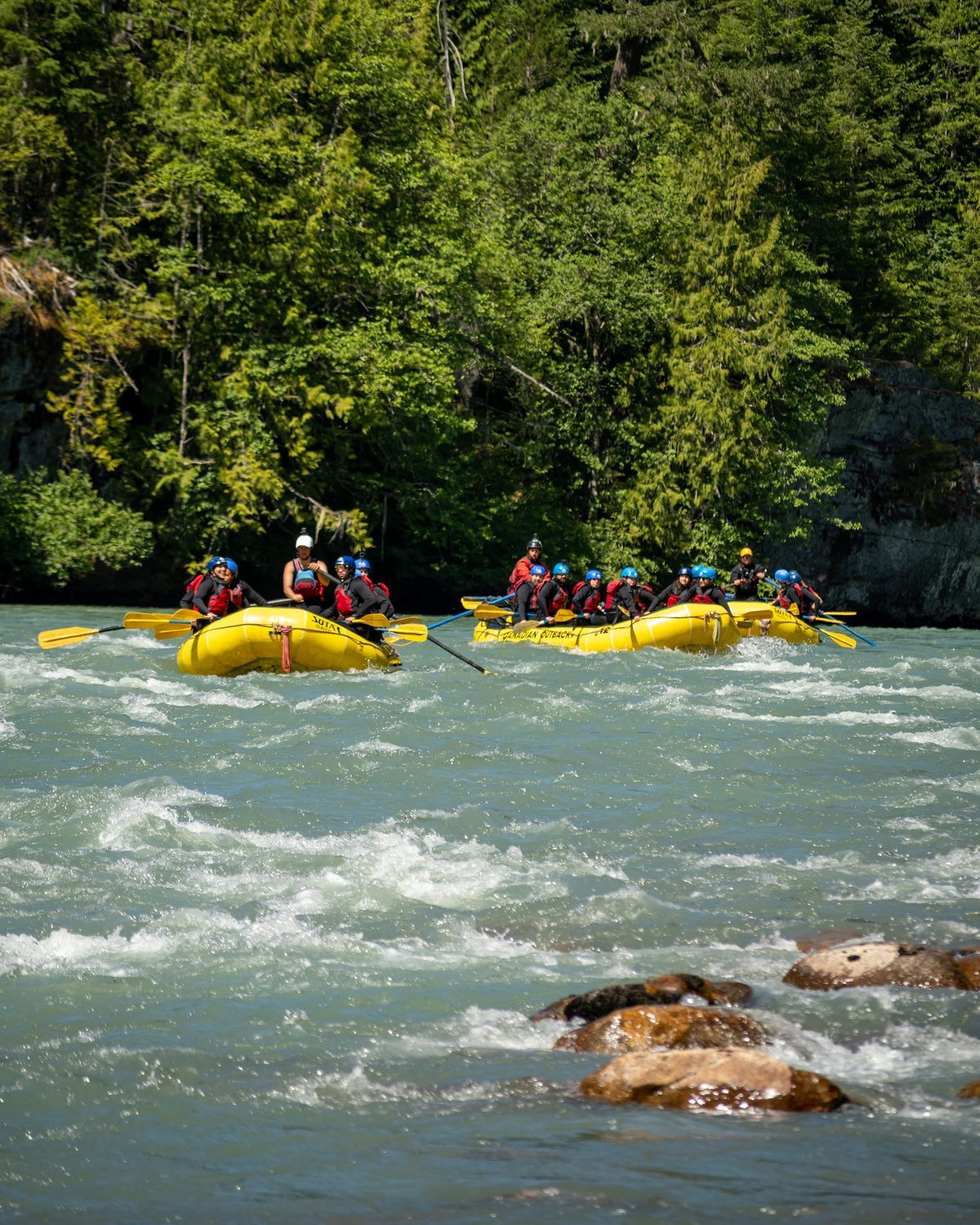 Canadian Outback Rafting Squamish BC whitewater photography by GC Media Vancouver