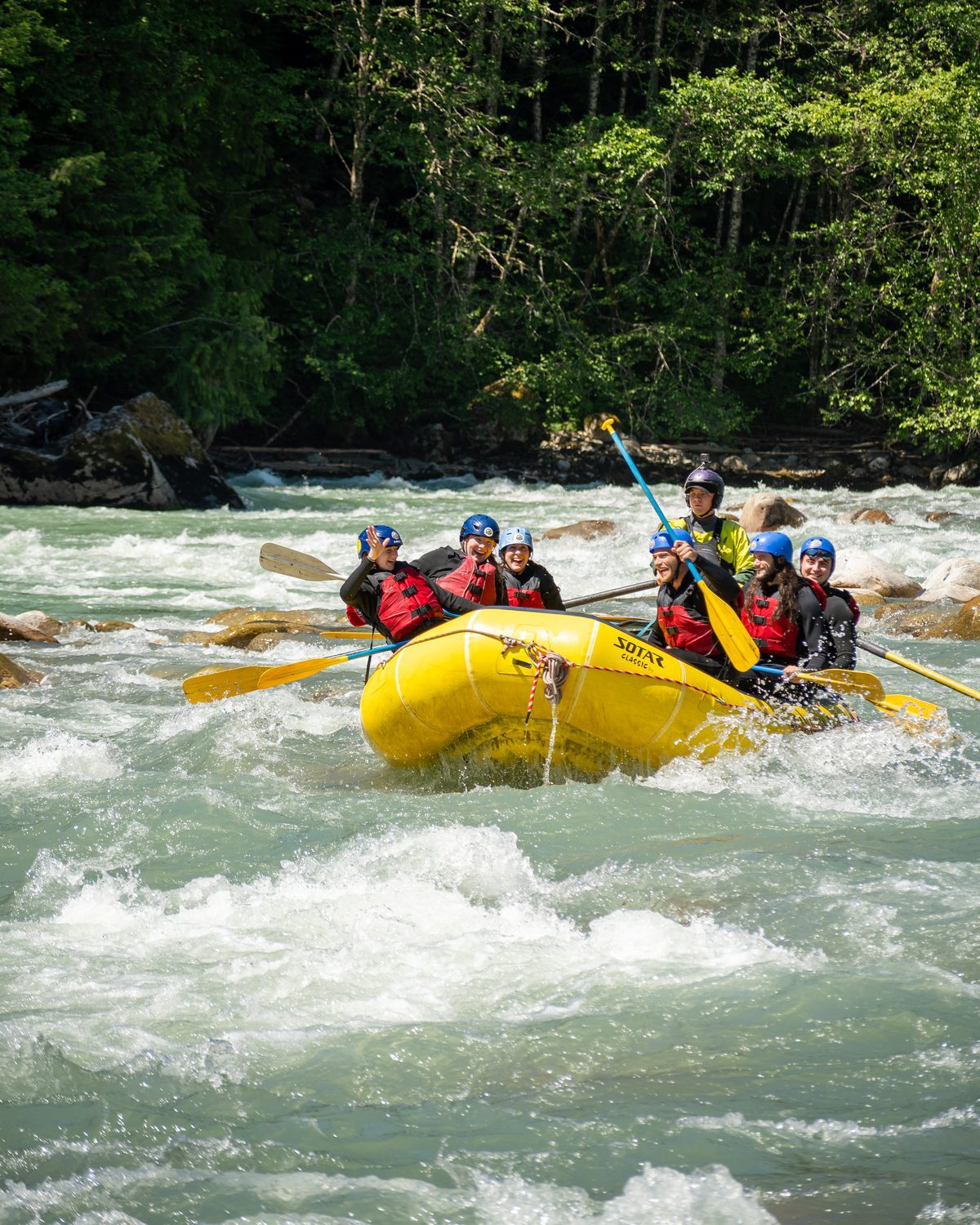 Canadian Outback Rafting Squamish BC whitewater photography by GC Media Vancouver